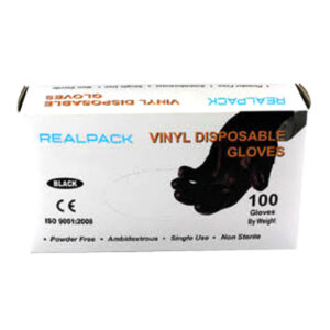 Vinyl Gloves - Black